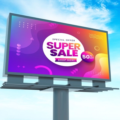 Outdoor Media Advertising IP65 Waterproof Exterior Video Wall LED P4 P5 P6 P8 P10 Outdoor Led Billboard Advertising Tesco