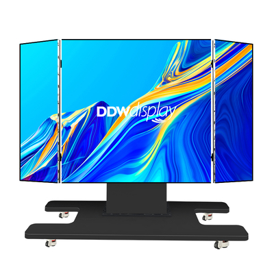 Portable All in One Integrated Lifting Folding P0.93 P0.78 Rental Video Wall Micro COB Indoor Led Display Screen for Conference