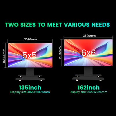 Portable All in One Integrated Lifting Folding P0.93 P0.78 Rental Video Wall Micro COB Indoor Led Display Screen for Conference