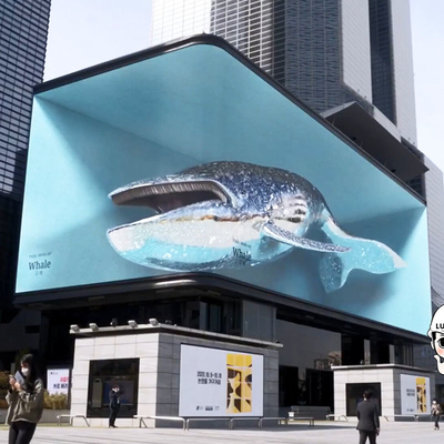 High Performance Outdoor Naked Eye 3D LED Display P4 P5 P6 P8 P10 Full Color 3D Effect LED Screen Billboard for Advertising
