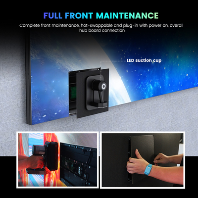 Factory Hot Sale High Resolution High Definition Front Installation Indoor Advertising Led Wall 2.5mm P2.5 Display Video Screen