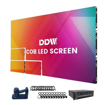 Innovative COB Fine Pitch LED Display Screen 8K Resolution 16-9 Aspect Ratio Flip-chip COB LED Video Wall for Monitor Room