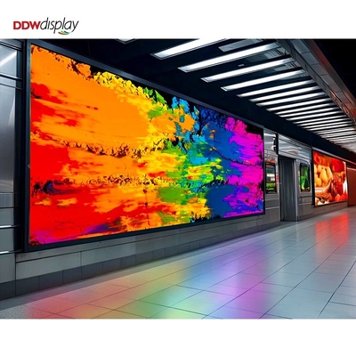 Ultra Slim 750x250mm Stretched Display Panel P1.25 P1.5 P1.9 P2 P2.5 P3 P4 Seamless Splicing HD Led Indoor Advertising Screen