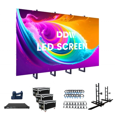 High Quality Indoor Stage Background Rental Led Screen P1.95 P2.6 P2.97 P3.91 HD High Resolution Video Wall Display Panel