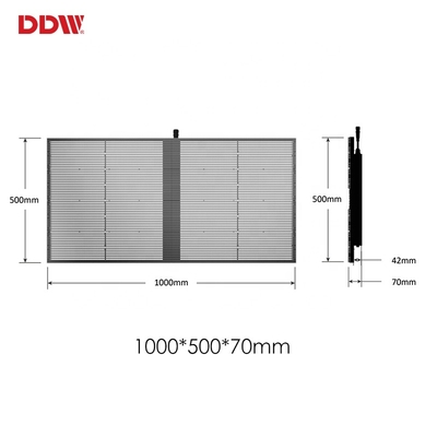 High Quality Shopping Mall Ceiling Hang Transparent Curtain Advertising Screen P3.91 High Brightness Pantalla Led Transparente