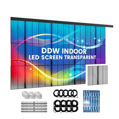 Factory Price P2.8 P3.9 P7.8 P10 P15 P20 Indoor LED Screen Transparent 3840Hz Refresh Membership Store Transparent LED Screen